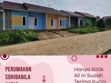 rumah di dekat gerbang tol Itera lampung