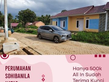 rumah di dekat gerbang tol Itera lampung