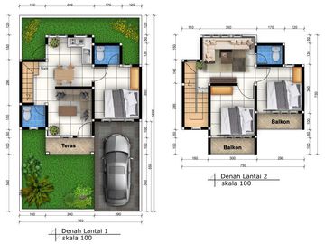 Rumah Mewah 2 Lantai, 3 KT & 3 KM, Harga murah dekat pusat kota Malang