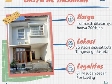 Rumah Murah 2 lantai di BatuCeper Tangerang 700jutaan