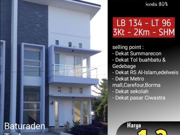 Jarang Ada !! Rumah Ready Stock di Kota Bandung 100 meter ke jl.Raya Ciwastra Harga Cash500 juta-an saja. .