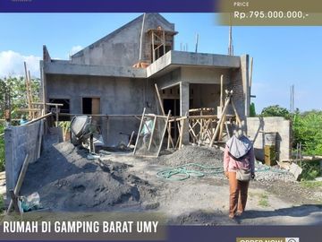 DIJUAL RUMAH 2,5 LANTAI DEKAT KAMPUS UMY, RS PKU, PASAR GAMPING