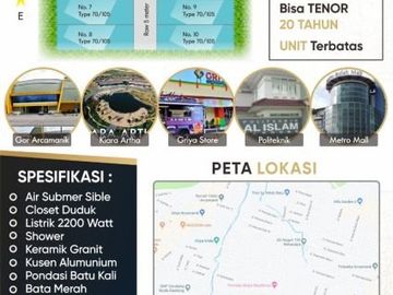 Diskon 50jt gratis biaya2: Cluster minimalis Modern kota Bandung