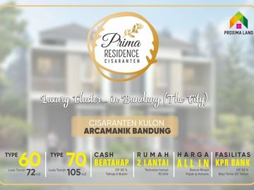 Diskon 50jt gratis biaya2: Cluster minimalis Modern kota Bandung
