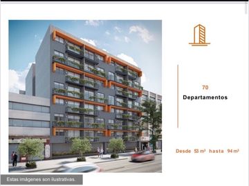 Gran Preventa de 70 departamentos en Colonia Centro