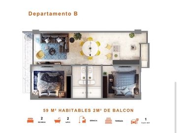 Gran Preventa de 70 departamentos en Colonia Centro