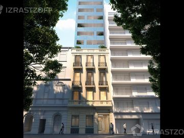Espectacular loft en edificio a estrenar sobre Plaza Vicente López. Financiación directa