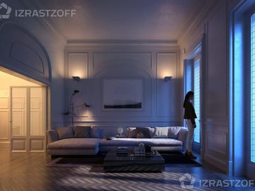 Espectacular loft en edificio a estrenar sobre Plaza Vicente López. Financiación directa