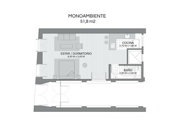 Espectacular loft en edificio a estrenar sobre Plaza Vicente López. Financiación directa
