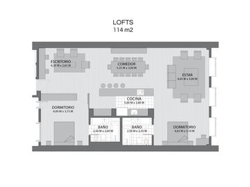 Espectacular loft en edificio a estrenar sobre Plaza Vicente López. Financiación directa