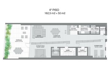 Espectacular loft en edificio a estrenar sobre Plaza Vicente López. Financiación directa