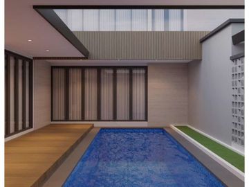 di jual rumah mewah full interior dan isi di jalan cemarah kipas komplek pemda pekanbaru