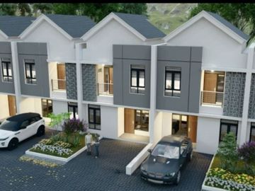 Rumah dijual murah cantik rasa villa 2LT 500jtan dkt GA TOL