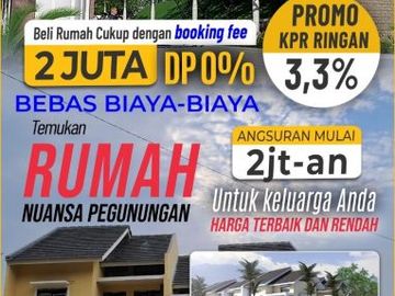 Dijual Rumah Minimalis Nuansa Pegunungan di Bogor Jawa Barat