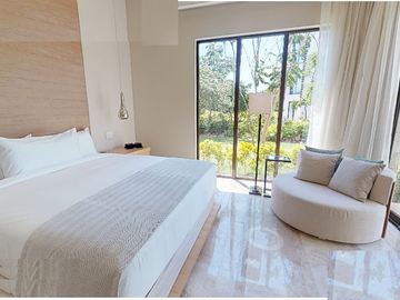 Departamento, planta baja, alberca privada de lujo en  Playa del Carmen