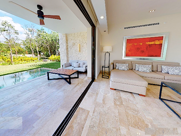 Departamento, planta baja, alberca privada de lujo en  Playa del Carmen