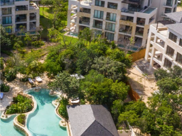 Departamento, planta baja, alberca privada de lujo en  Playa del Carmen