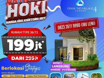 Terpercaya, WA 0823-3511-----, Rumah Mewah Fasilitas Terlengkap Di Sidoarjo Hanya 100 Juta-an
