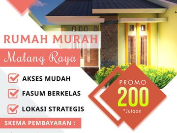 Promo Rumah Murah Area Tumapel Singosari Malang Agneza Land