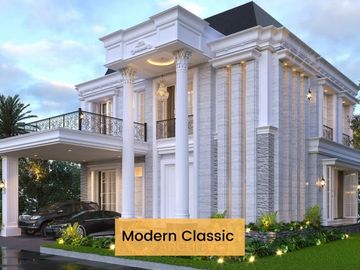 Dijual Rumah Icon Eastern Cosmo BSD City Tangerang, Unit Baru Bangun Mewah Model Modern Classic