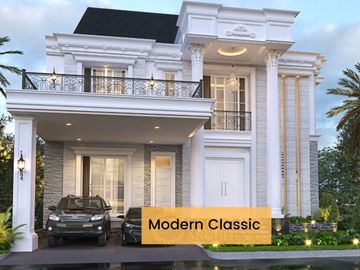 Dijual Rumah Icon Eastern Cosmo BSD City Tangerang, Unit Baru Bangun Mewah Model Modern Classic