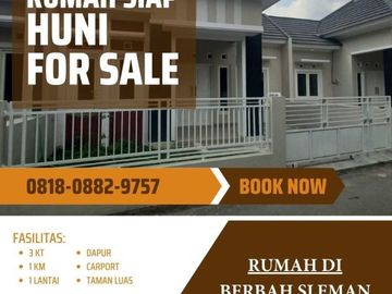 Unit Terakhir!!! Rumah Cantik Harga Terjangkau Type 57/88 m2 Di Kalitirto, Berbah.