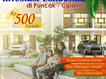 Garansi Income Rumah Villa 2LT Harga 1LT di Cipanas Puncak Cianjur