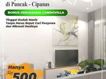 Garansi Income Rumah Villa 2LT Harga 1LT di Cipanas Puncak Cianjur