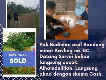Rumah Syariah Luas Nuansa Villa dekat Polsek Cigalontang Tasikmalaya