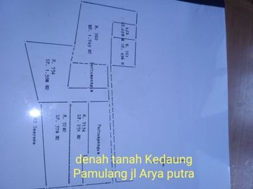 tanah utama jalan aria putra Pamulang tangerang selatan bawah pasaran lokasi sangat strategis