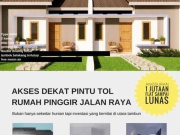 Rumah subsidi rasa cluster ready stok siap huni di Srijaya Tambun Utara.