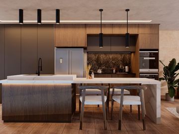 Penthouse con spa, floating room y alberca en Aldea Zama