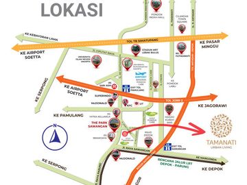 Jual rumah 2 lantai cluster di depok dekat pondok cabe