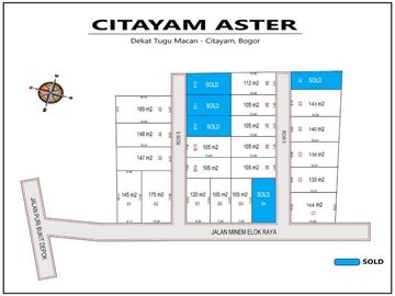 Kavling Murah Area Citayam Hanya 1 Jtan/m; Bayar Cash Keras
