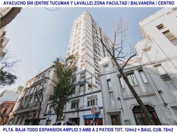 DEPARTAMENTO VENTA 3 AMBIENTES 2 PATIOS FACULTAD