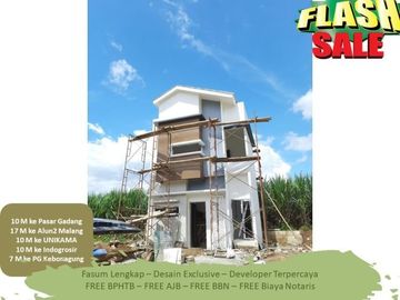 Gratis Sofa Tipe 31/63 2 Lantai Rumah Bisa KPR 2KT