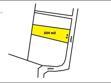Tanah pekarangan dekat UII jalan Kaliurang Km 13