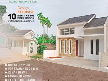 rumah murah minimalis dekat tol di tonjong bojonggede bogor