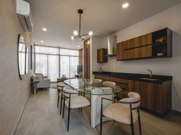 Departamento con estudio y dos pisos