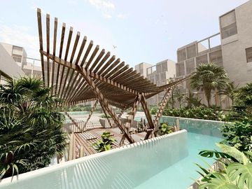 Departamento con estudio y dos pisos