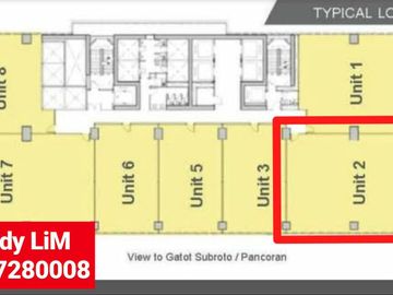 DIJUAL RUANG KANTOR STRATEGIS at CBD MEGA KUNINGAN (BEST VIEW)