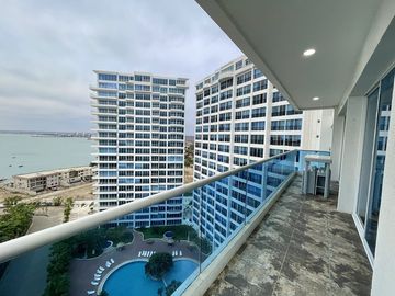 Punta Centinela, amplio departamento con vista al mar, balcón y 3 dormitorios (Torre 2000)