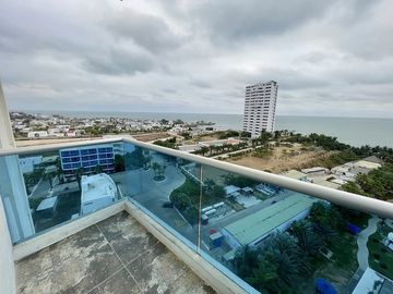 Punta Centinela, amplio departamento con vista al mar, balcón y 3 dormitorios (Torre 2000)