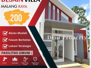 Promo Rumah Villa Murah dekat Bandara di Asrikaton Pakis Malang