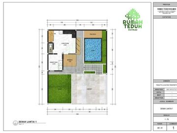 Rumah Rooftop 3LT + Kolam Renang Dibwh 1M Cimahi Cipageran Citeureup