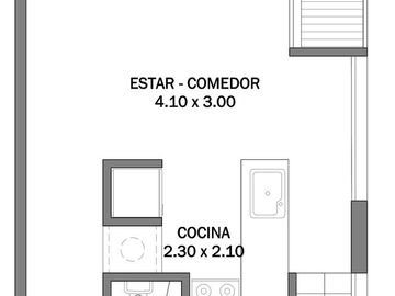 Venta Duplex 3 amb Balcon lateral Melian al 2500 en Coghlan.