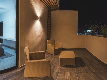 Departamento en venta en la playa de Telchac de 3 habitaciones rooftop y jacuzzi