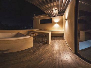 Departamento en venta en la playa de Telchac de 3 habitaciones rooftop y jacuzzi