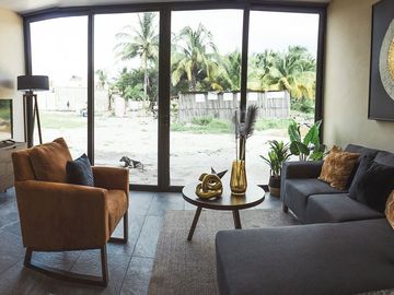 Departamento en venta en la playa de Telchac de 3 habitaciones rooftop y jacuzzi