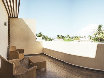 Departamento en venta en la playa de Telchac de 3 habitaciones rooftop y jacuzzi